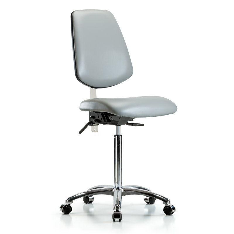 Chaise de travail Isabell, Roulettes, Colombe, Non inclus