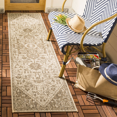 Klaus Hooked Beige Indoor/Outdoor Rug
