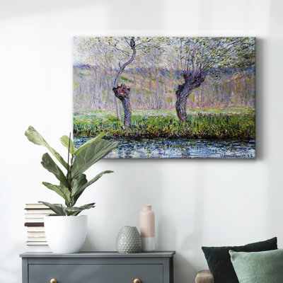Willows in Springtime, 1886-Gallery Wrapped Canvas