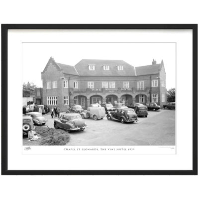 Chapel St Leonards, The Vine Hotel 1959 - Single Picture Frame Print