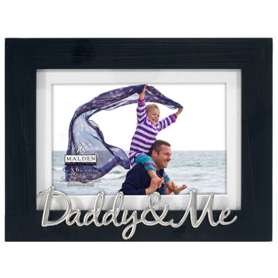 Black Wood Embossed Picture Frame