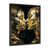 Impression noire sur toile encadrée sélectionné