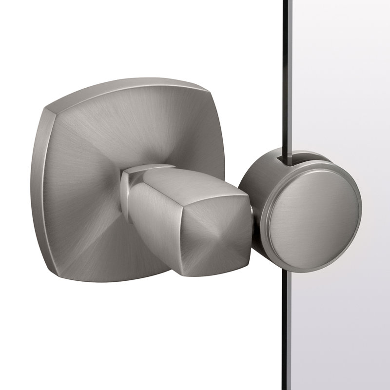 Jewel Wall Mount  Frameless Oval Bathroom Vanity Mirror | Pivots and Beveled Mirror, 32'' H X 28.5'' W X 2.4'' D