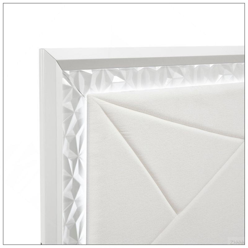 Mobilier de chambre à coucher luxueux Glam Contemporary