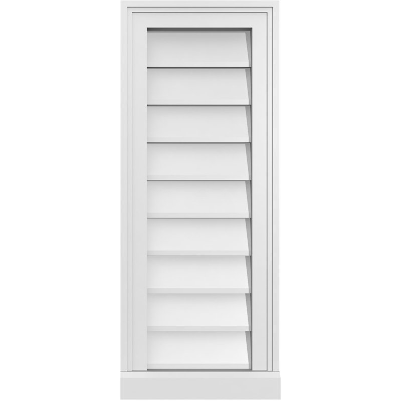 Cadre de seuil Brickmould, brun clair apprêté, H 30 po x l 12 po x P 2 po