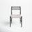 Charon Linen Ladder Back Side Chair