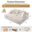 Canapé double surdimensionné de 83 po avec assise profonde et coussins de 83 po-165176627