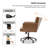 Norven 25.5'' W Modern Tilting Office Chair with Adjustable Backrest-1180721690