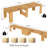 Haakon Kitchen Dining Table Set, 18"-118" Extendable Console Table with Bench(Table, 2 Benches)-122056451