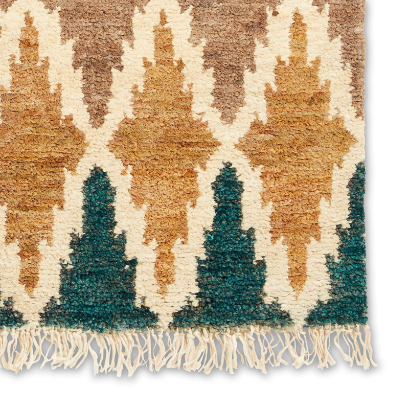 Cyrielle area rug Hand Knotted Rectangle Multi coloured, Rectangle 120 x 170cm
