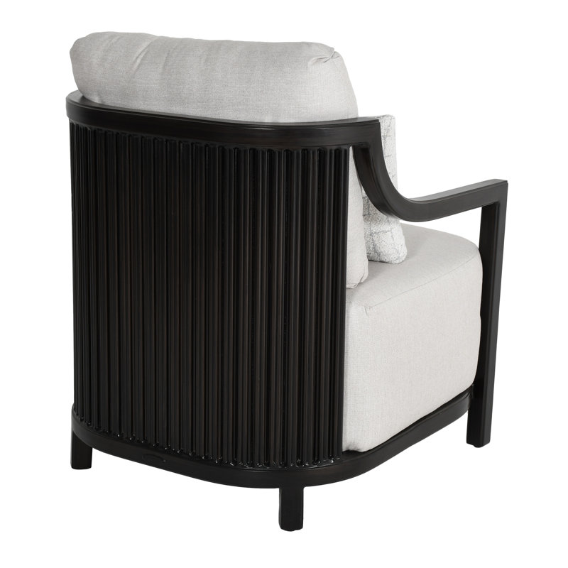 Samara Cushioned Lounge Chair w/ One Accent Pillow