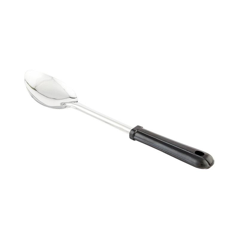 Ustensiles de restaurant - cuillère de service de 13 po x 2,75 po, 1 cuillère de service de table - finition polie, va au lave-vaisselle, cuillère de buffet en acier inoxydable argenté, ustensile de service pour les fêtes, la restauration, les banquets ou les maisons