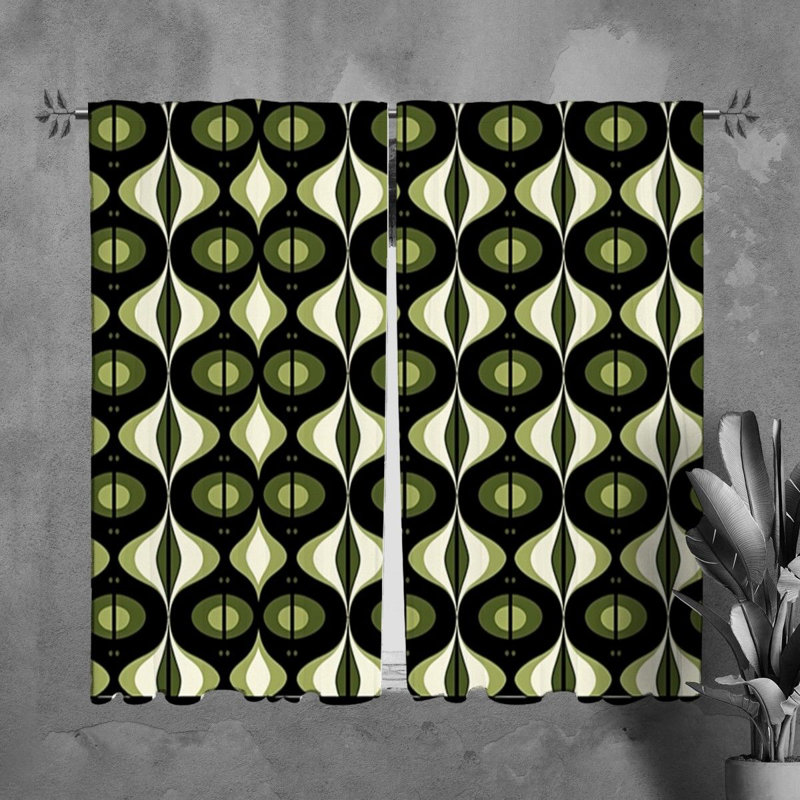Senzer Room Darkening Curtain Pair, 40" W x 82" L