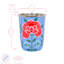 East Urban Home Hand-Painted Picnic Water Jug with 300ml Cups - 1.7L - Cotton Peony-124876142