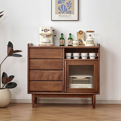 Vitrine en bois minimaliste moderne