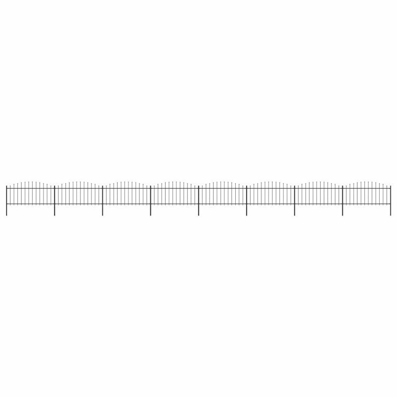 Aariz Black Metal Yard/Privacy Fence