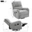  Fauteuil inclinable de massage manuel avec base à bascule pivotante, fauteuil de chambre de bébé en chenille, gris-1863560091