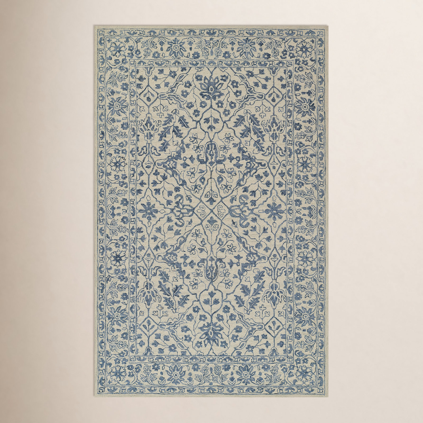 Bayford Handmade Wool Rug, Rectangle 2' x 3'