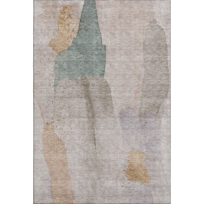Premium Machine Washable Mouton Abstract Rug