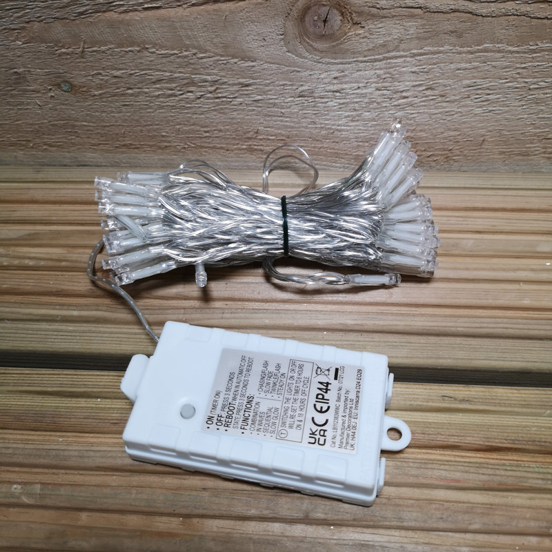 100 - Bulb Battery Powered Standard LED, 5, White