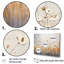Minimalisme «Snowdrop Flowers Harmony II - Snowdrops», ensemble d'art mural-1098236964-1098236966