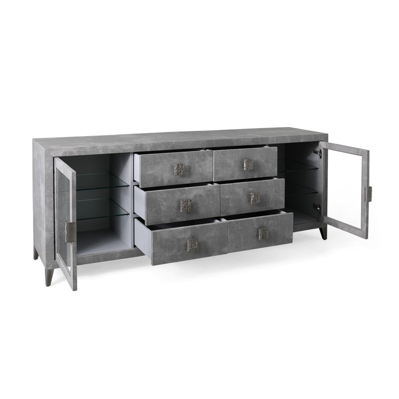 Gramercy 84'' W Sideboard, Gray