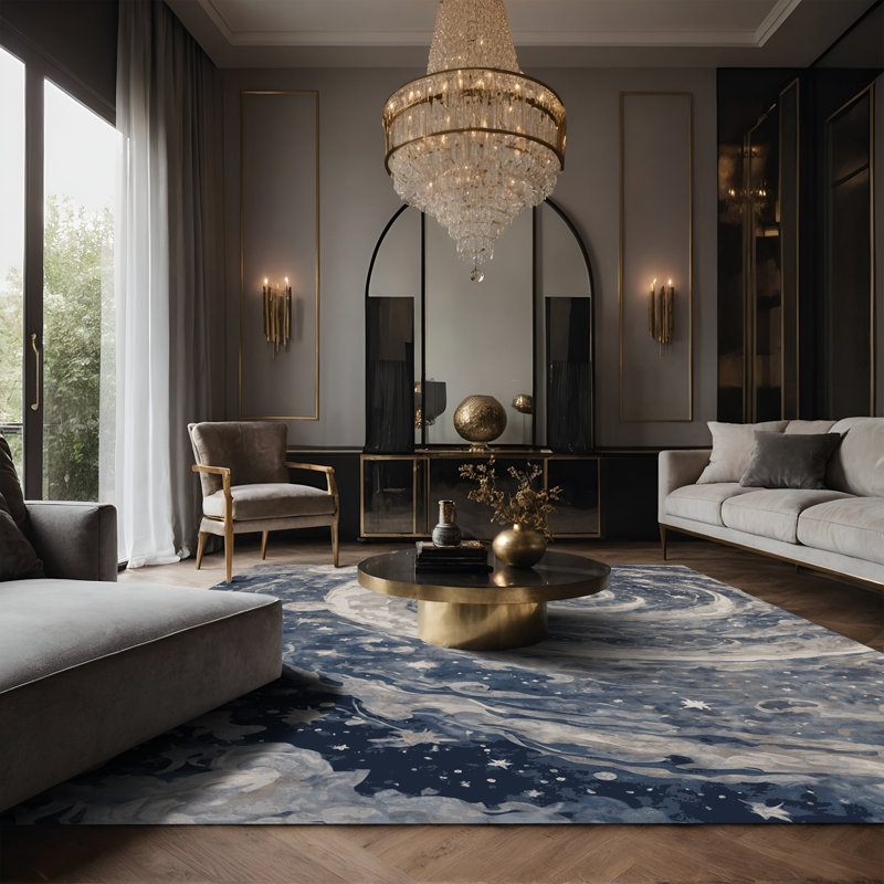 Tapis gris soyeux et moelleux, Tapis de couloir 2 pi x 4 pi
