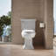 Siège de toilette allongé à fermeture silencieuse avec poignée Cachet
