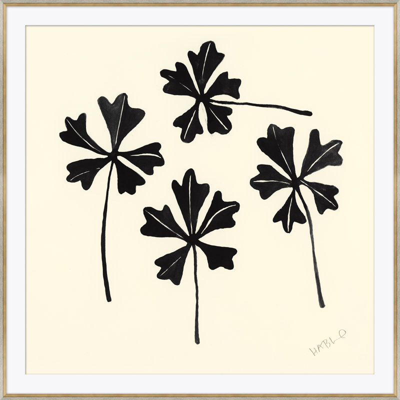 «Trefoil» par Susan Hable, peinture sur cadre