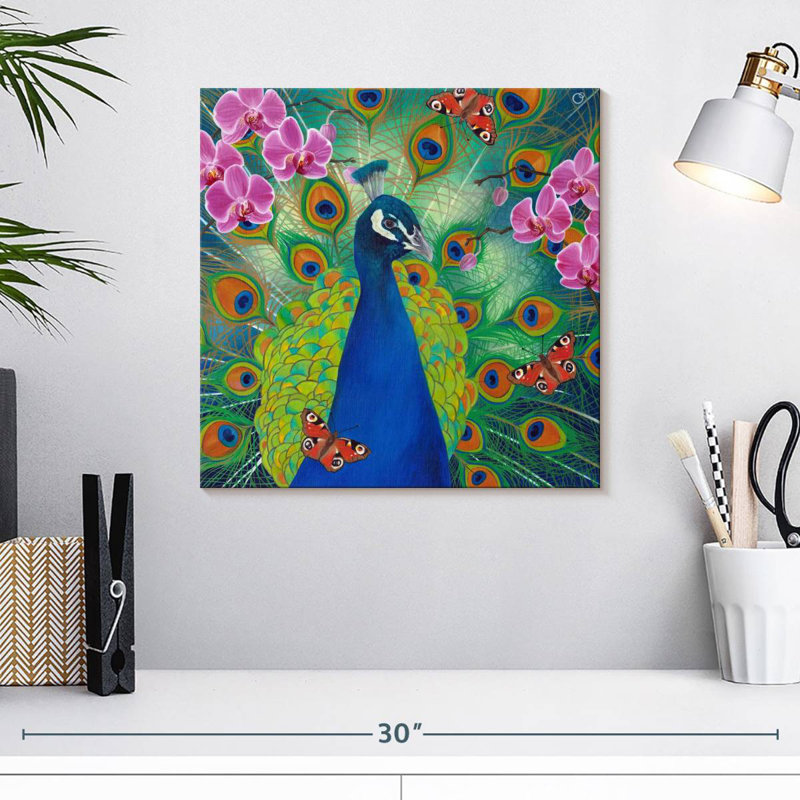 Crowle Peacock Opulence, H 16 po x l 16 po