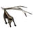 Reindeer Dravid Aluminum Animal Figurine & Sculpture – Handcrafted Modern Decorative Accent