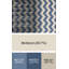 Tapis bleu/beige contemporain-824370237