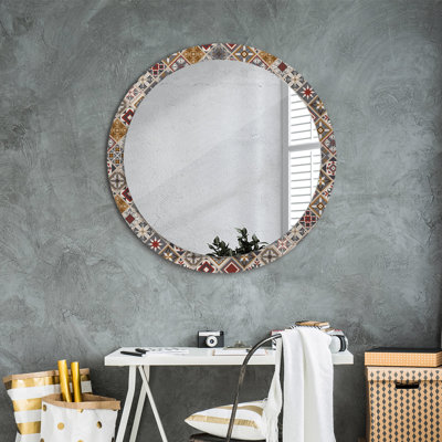 Huldar Glass Flat Wall Mirror