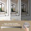 Miroir avec bandes lumineuses à DEL pour la salle de bain-719642686