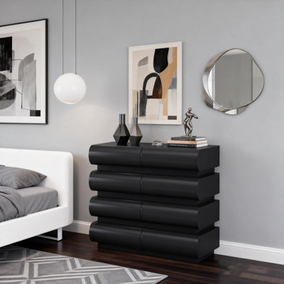 Commode moderne à 8 tiroirs pour chambre à coucher