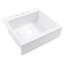 Parker White Fireclay 26" Single Bowl Quick-Fit Drop-In Farmhouse Apron Kitchen Sink (3 Holes) and Drain-132449019