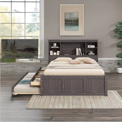 Idonah Bookcase Bed