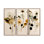 Nature Inspired Beautiful Dry Flowers by  - 3 Piece Picture Frame Painting Set on Paper