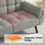 3 Seater Linen Blend Sofa-436866859