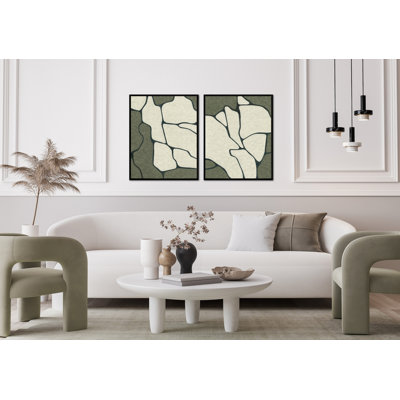 «Curved Contours I», art mural