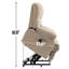 Fauteuil inclinable électrique en chenille de 23 po de large et à dossier haut avec massage par vibration à 8 points et chauffage lombaire-299480404