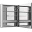 Maxstow Surface Mount Frameless Medicine Cabinet with LED Lighting-844787456-844834916