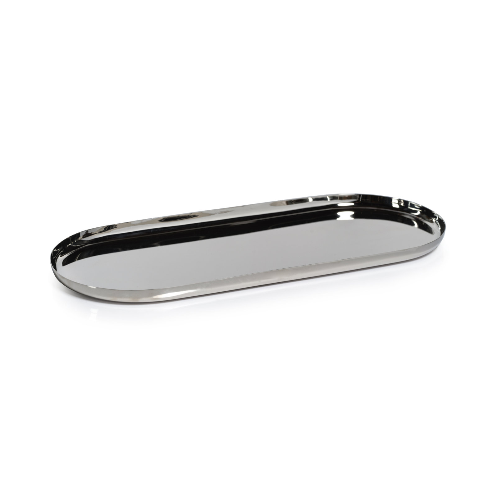 Wanita Steel Tray, 0.5" H x 6.5" W x 15.5" D, Silver