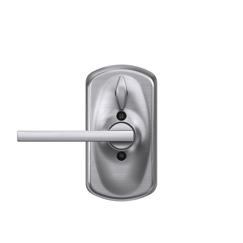 Latitude Keypad Lever with Plymouth Trim, Satin Chrome, Keyed Alike, Yes