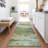 Machine Washable Indoor/Outdoor Xhevrie Green Rug-111819622