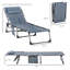 Chaise longue pliante rembourrée Outsunny-1040525430
