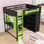 Lit mezzanine double en bois avec garde-robe, bandes à DEL, ports USB et bureau-1712026905