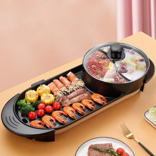 Portable Indoor/Outdoor Use 2 - Burner Countertop Electric Grill