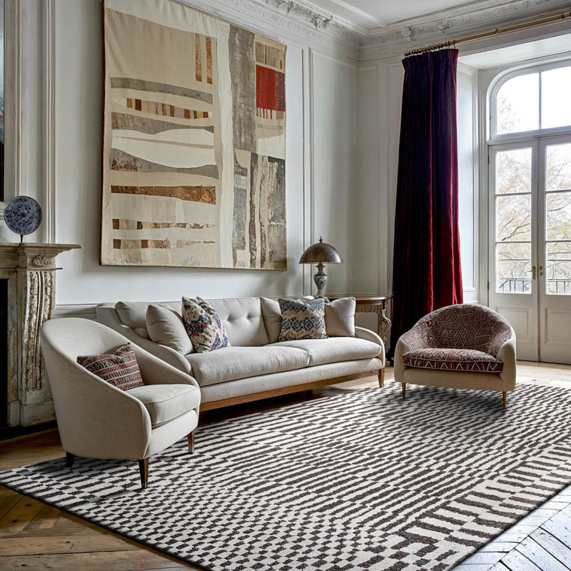 Structures Berber Caidal Recycled P.E.T Area Rug, Rectangle 170 x 240 cm