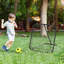 Filet de soccer portatif Soccer Rebondeur, 3 pi x 3 pi, réglable en angle, pliable, tube en métal robuste